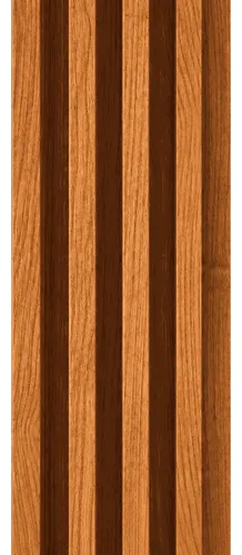 Clabe Painel Ripado De Madeira Ecológica 290x16x2,5 Cm Wpc Parede