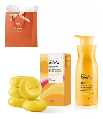Kit Natura Limão Siciliano E Flor De Gardênia Presente
