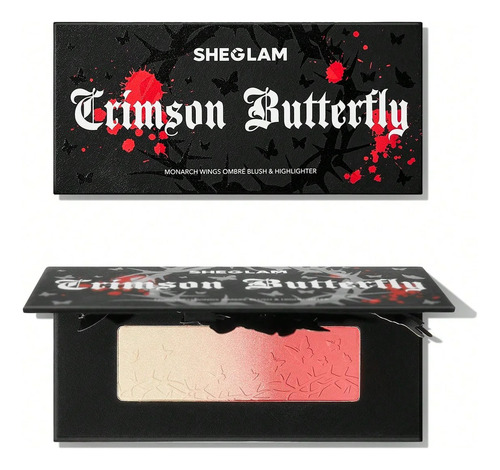 Conjunto de coleção completa Crimson Butterfly X Sheglam