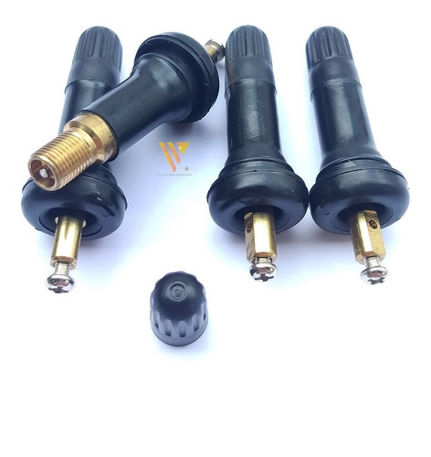 4 Bico Válvula Do Sensor Tpms De Roda Gm Onix Prisma Pneu