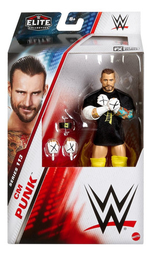 Cm Punk Wwe Elite Collection Series 113 Mattel 6 Pulg