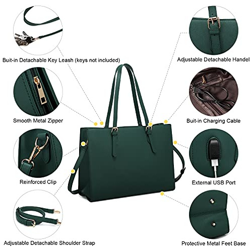 Bolso Laptop De Mujer, Bolso Tote De Computadora De Mod...