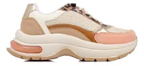 Comprar Zapatilla Via Uno Mujer Cómodas Plataforma Acordonada