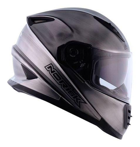 Capacete Norisk Ff302 Iron Chrome Oculos Interno