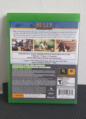 Bully Xbox One (Usado)