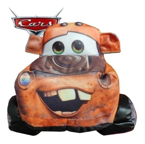 Peluche Cojin Mater Grua  Mcqueen Cars Pixar 17 Cm Disney 