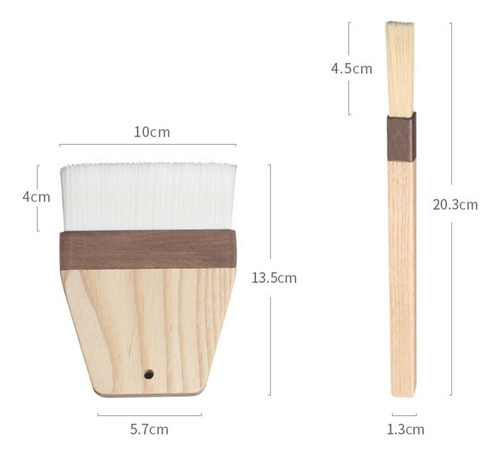 Kit De Cepillos Para Café Expreso Profesional De 6 Piezas,