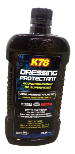 Acondicionador Protector Plasticos Gomas Abrillantador K78 