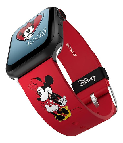 Malla Estilo- Minnie Mouse Classic Hearts Para Apple Watch