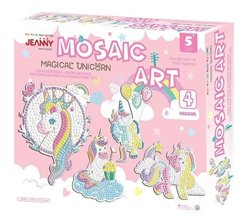 Kit Mosaico De Unicornios