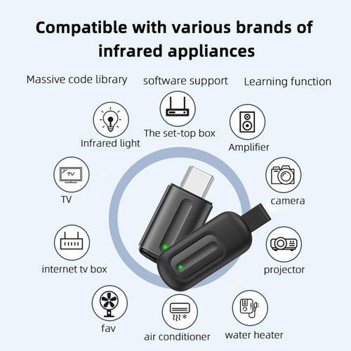 A Adaptador De Control Remoto Controlador 3 En 1 Infrarrojo