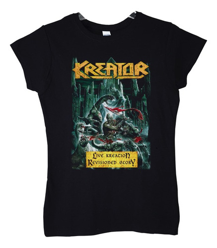 Polera Mujer Kreator Live Kreation Revisioned Glory Metal Ab