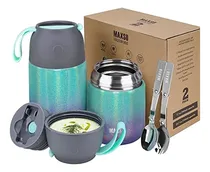 Comprar Termos Paquete  2 Recipientes (24 Onzas, 17 Onzas)