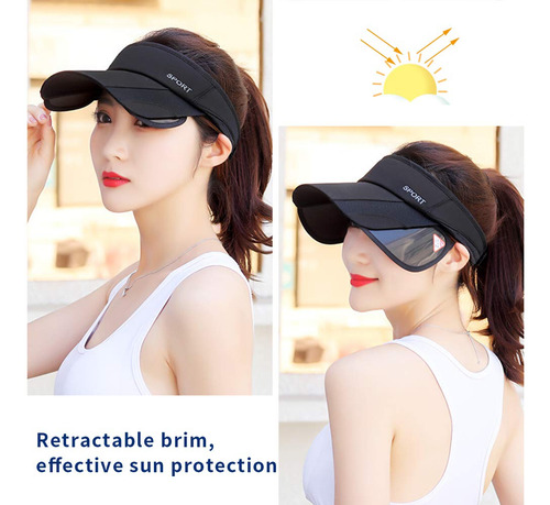 Sombrero De Verano Con Visera Para Mujer, Gorra De Golf