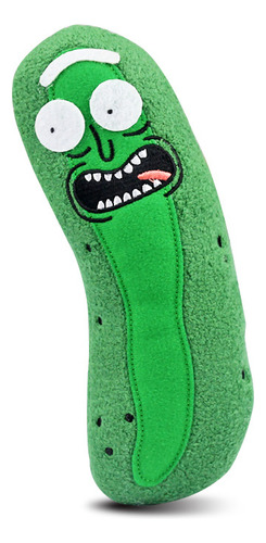 Muñeca De Peluche Doll Soft Cucumber Rick Pickle Con Dibujos