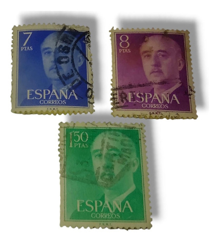 Sello Postal Estampilla España Personlidades X 3u Leer