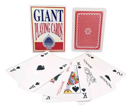 Naipes Jumbo 20x28 Cm Baraja Completa 54 Cartas
