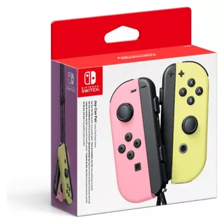 Joy Con Controllers Pastel L Pink R Yellow - Nintendo Switch