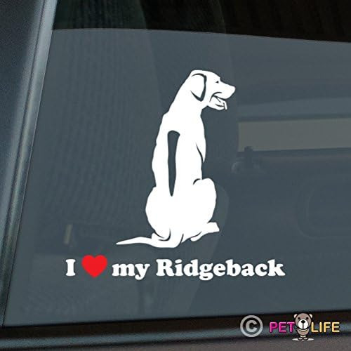 I Love My Rhodesian Ridgeback Pegatina Vinilo Auto Vent...