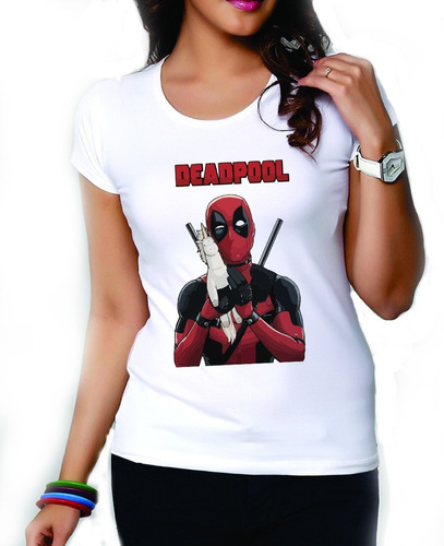 Hermoso Diseño Playera Lindo Deadpool Unicornio