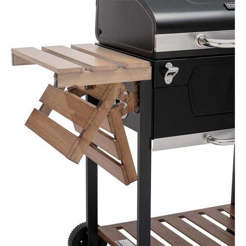 Parrilla De Carbón De 24 Pulgadas Ahumador De Barbacoa