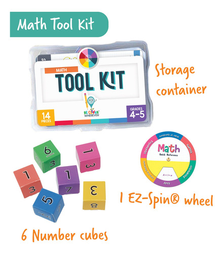 Kit Herramientas Matemáticas Multiplicación, División, Fracc