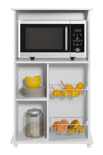Imagen 2 de 8 de Armario Multiuso Mueble Cocina Para Horno Frutero Compramas