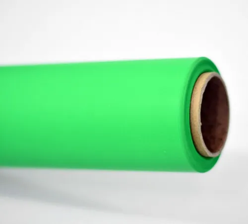 Fondo Infinito Visico Chroma Key Papel Continuo Ciclorama 272x10m Color Verde Chroma Green