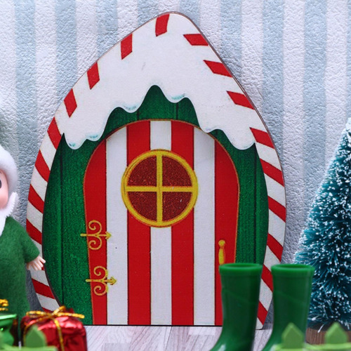 Miniatura De Casa De Muñecas Navideña Kit De Casa En Miniatu