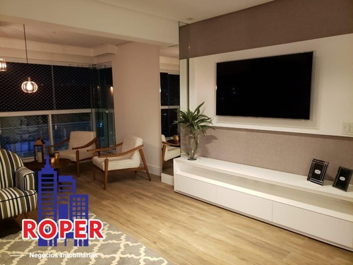 Imagem 12 de 19 de Lindo Apartamento De 115 M²/3 Suites/3 Vagas/ Varanda Gourmet À Venda No Tatuapé, São Pulo - Ap01178 - 69878142