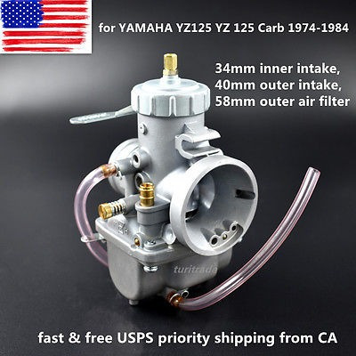 Nuevo Carburador De 34 Mm Para Yamaha Yz125 Yz 125 Carb 1974