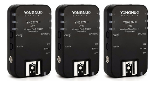 Radio Yongnuo Yn-622ii Ttl Nikon / Tres Unidades