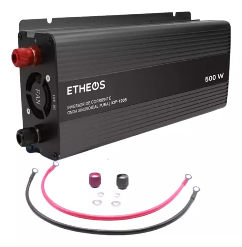 CONVERTIDOR CORRIENTE 12V-220V / 500W C/USB