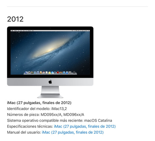 iMac 27  I5, 2012 1 Tera Disco Duro Hdd Y 24 Gb Ram