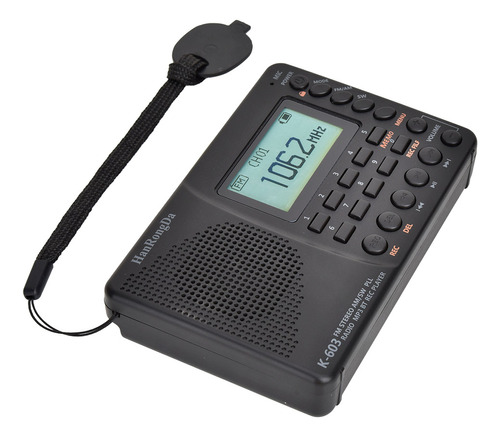 Radio Set Pocket Hrd-603 Con Soporte Usb, Grabadora De Radio