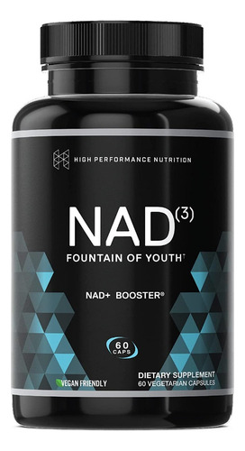 Nad+ Booster Regenerador Celular Antienvejecimiento 60caps Sabor Sin Sabor