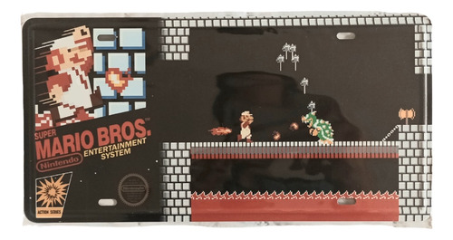 Chapa Mario Bros 17 X 31 Cm