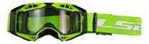 Comprar Antiparras Motocross Mx Ls2 Aura Pr Lente Transparente Armazón Verde Talle Único
