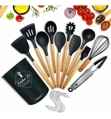 Juego De Utensilios De Cocina De   Premium, 13  11 Piez...