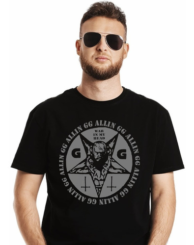 Polera Gg Allin War In My Head Punk Impresión Directa