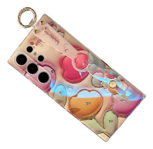 Funda Silicona Con Correa Mano Pulsera Para Galaxy S23/s24 U