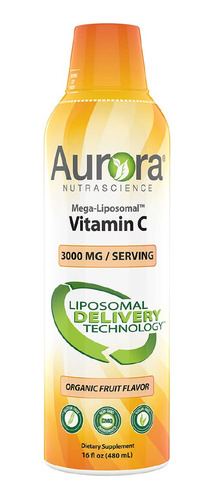 Aurora Nutrascience, Vitamina C Mega-liposomal, 3.000 Mg Por