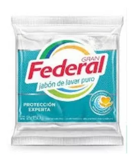 Jabon En Pan Federal Blanco 2unidades 150 Gramos (cod 5748)