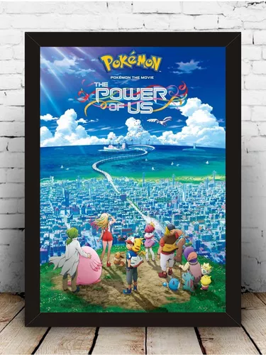 Pokemon - Pikachu Poster Emoldurado, Quadro em