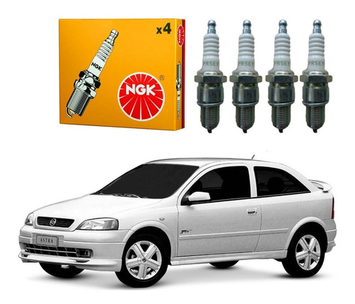 Jogo Velas Ngk Astra Hatch 2.0 8v 2004