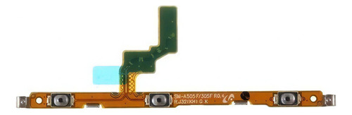 Botão Cabo Flex Power Volume Compatível Galaxy A50 Sm A505f