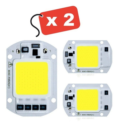 Chip Led 50w Smd Directo A 110v Para Reflectores