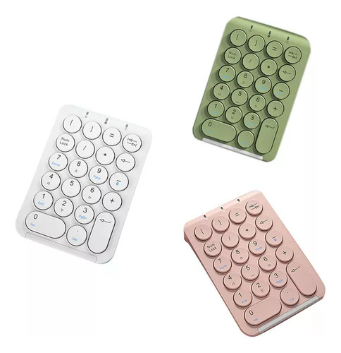 Teclado Numérico Inalámbrico Teclado Numérico Teclas Redonda