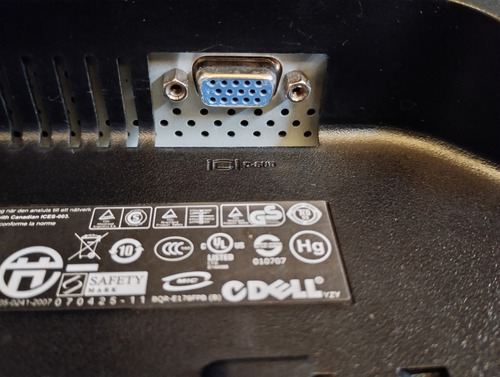 Monitor Dell 17 PuLG E178fpb Vga (Usado)