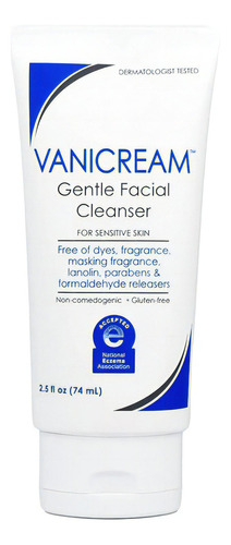 Limpiador Facial Suave Vanicream 2.5 Onzas Sin Irritante /vc Tipo De Piel Piel Sensible